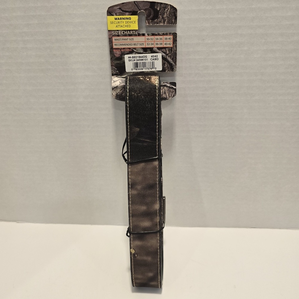 Mossy Oak Camoflauge Belt Size 40-42 Hunting Outdoor Gear Tactical Military New - Picture 3 of 4
